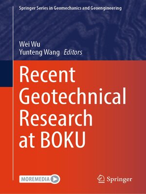 cover image of Recent Geotechnical Research at BOKU